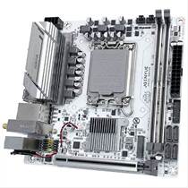 精粤H610I GAMING迷你ITX主板白色散热器12代i3 i5 i7CPU主板套装