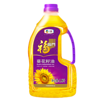 中粮福临门 压榨一级 葵花籽油1.8L 健康食用油桶装家用