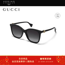 开云眼镜 古驰GUCCI黑超板材太阳镜墨镜修颜大框男女同款GG1071S