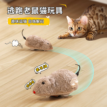 猫咪玩具电动小老鼠自嗨解闷斗逗猫棒仿真猫用品大全消耗体力神器