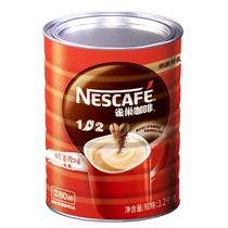 Nestle/雀巢咖啡1十2醇香原味桶装1200g 速溶三合一1.2kg罐装正品