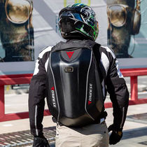 摩托车大容量骑士碳纤纹机车骑行双肩旅行头盔全盔包防水硬壳背包