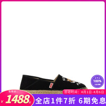 KENZO新款男鞋个性男潮流帆布鞋时尚休闲鞋黑色FE55ES020