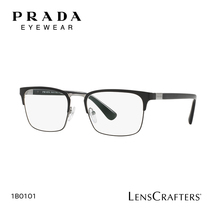 Prada光学镜架近视眼镜黑色男款0PR 54TV 亮视点眼镜