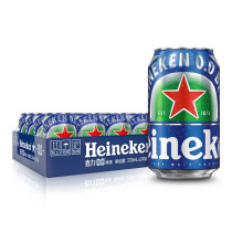 【无醇啤酒】喜力啤酒0.0系列荷兰进口330ml*24酒精度≤0.03度