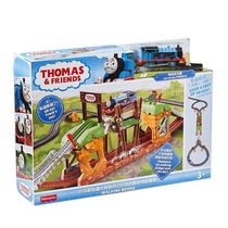 托马斯电动小火车轨道大师系列之行走的断桥探险套装玩具车GHK84