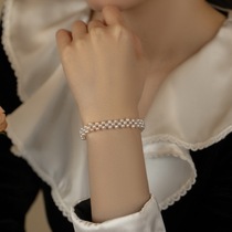天然淡水珍珠手链ins小众设计14K包金女学生送闺蜜礼物百搭高级感