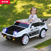 AE86儿童电动汽车复古四轮四驱头文字D漂移赛车可坐人遥控跑车