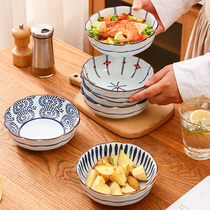 2022网红爆款碗家用日式6英寸沙拉碗陶瓷釉下彩空气炸锅专用碗