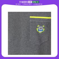 香港直邮KENZOKenzo 高田贤三 男士灰色纯棉圆领套头短袖T恤 F005
