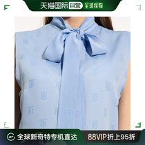 【99新未使用】香港直邮BURBERRY 天蓝色女士衬衫 8052042