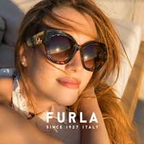 FURLA意大利进口板材框墨镜女款太阳镜防紫外线遮阳防晒大牌显瘦