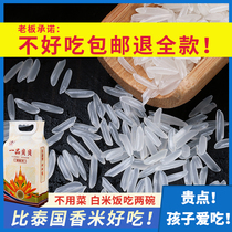2022年新米猫牙米泰国香米长粒香大米5kg10kg油粘米丝苗米煲仔饭