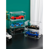 多美卡大型合金车模型展示盒1:24停车场车库风火轮小汽车收纳盒子