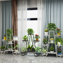 花架子客厅落地式置物架室内阳台户外庭院多层植物摆放铁艺花盆架