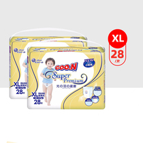 【XL码28片】GOO.N大王光羽拉拉短裤纸尿裤尿不湿片透气速吸干爽