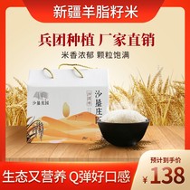 沙垦庄园沙漠香米5kg新疆大米软粳米软香弹牙胚芽米新米真空10斤