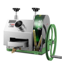 新款甘蔗榨汁机商用小型台式不锈钢手摇甘蔗机手动甘蔗压榨机品