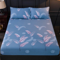 推荐纯棉床笠床单保护席梦思床套床罩1.2m1.5米1.8薄床垫套子防滑