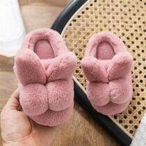 秋冬季棉拖鞋儿童家用2021新款家居可爱室内包跟防滑保暖鞋亲子鞋