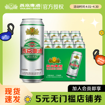 燕京啤酒精品啤酒500ml 多罐装正品啤酒整箱批发特价