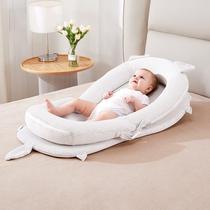 婴儿床中床透气安抚防惊跳新生儿宝宝椰棕乳胶垫多功能床垫仿生床