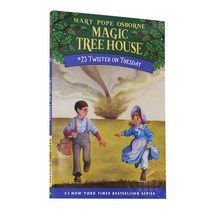 神奇树屋 英文原版童书 Magic Tree House 23: Twister on Tuesday 玛丽波奥斯本 儿童课外英语读物 桥梁章节书 平装
