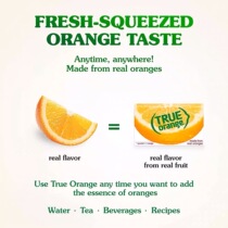 【天猫U先】美国True Citrus橙子柠檬青柠葡萄柚固体冲饮果汁粉