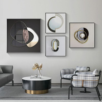 现代客厅装饰画晶瓷画沙发背景墙组合壁画个性创意抽象画餐厅挂画