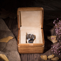 高档非洲花梨木纯实木质单表位手表盒便捷旅行精致收纳盒