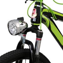 复古自行车灯装饰前灯骑行装备夜骑休闲车前灯7LED装电池单车大灯