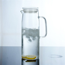 耐热高温防爆大容量开水瓶玻璃盛水壶加厚晾热水扎杯凉水杯冷水壶