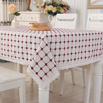 桌布布艺棉麻正方形餐桌布家用亚麻简约北欧方桌茶几布台布长方形