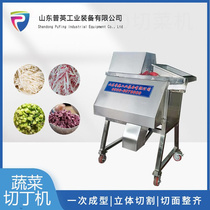 净菜加工切菜设备 预制菜蔬菜切丁机 速冻水饺菜馅切菜机