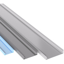 灰白灰蓝色行线布线槽卡扣滑盖塑料PVC配线槽盖板25 30 35 405060