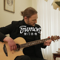 Trumon楚门新一代夏至1988全单板民谣吉他41寸演奏专业级加振电箱