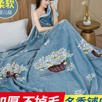 珊瑚绒毛毯床单绒毯冬季铺床冬天单层加厚双面加绒法兰绒垫床毯子