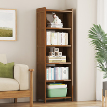 书架落地置物架简易多层置物柜卧室收纳储物柜客厅转角靠墙小书柜