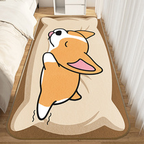 地毯卧室床边毯卡通可爱客厅茶几毯满铺房间坐垫毛绒网红毛毯地垫