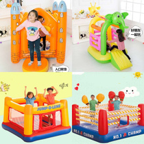 充气加厚室内家用蹦床小型婴儿童游乐园玩具屋设备城堡淘气堡帐篷