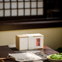 .中式复古桐木盒子茶杯建盏主人杯包装盒对杯茶叶罐礼盒空盒定制