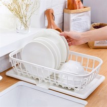 厨房小号塑料碗碟盘筷子沥水架置物架碗柜收纳篮餐具架1层沥水篮