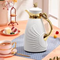 五月花天鹅保温壶家用开水瓶暖壶送礼咖啡壶玻璃内胆热水壶热水瓶