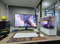 海景房颜值的全景房高端台式办公游戏电脑主机win10正版激活系统