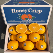 2024美国进口新奇士黑标3107脐橙子7斤礼盒装新鲜当季好甜橙包邮