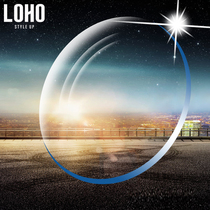 LOHO眼镜1.60近视非球面镜片2片装1.591PC宇宙片超薄配镜定制镜片