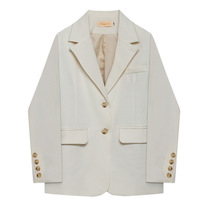 白色小西装外套2020秋大码韩版小众设计英伦风女士小西服西装外套