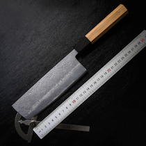 刃物研究所 日式菜切纯手工锻造软铁夹钢厨刀菜刀家用菜刀锋利
