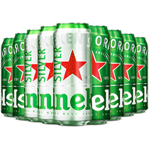 【组合尝鲜】喜力Heineken啤酒 500ml*9罐（经典6罐+星银3罐）