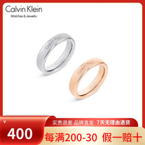 CalvinKlein官方正品CK戒指永恒时尚男女简约设计送对象情侣戒指